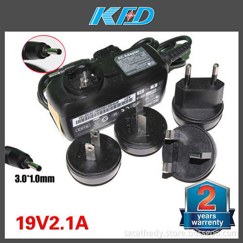 Mini Adapter Laptop AC Charger 19V2.1A